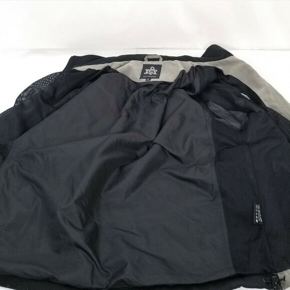 Turtleson Full Zip Jacket Windbreaker Mens Large Gray Green Activewear Golf - Picture 9 of 12